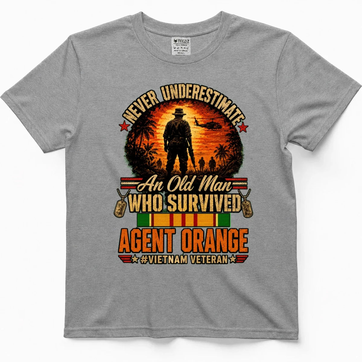 Never Underestimate An Old Man Who Survived Agent Orange Shirt – view 6