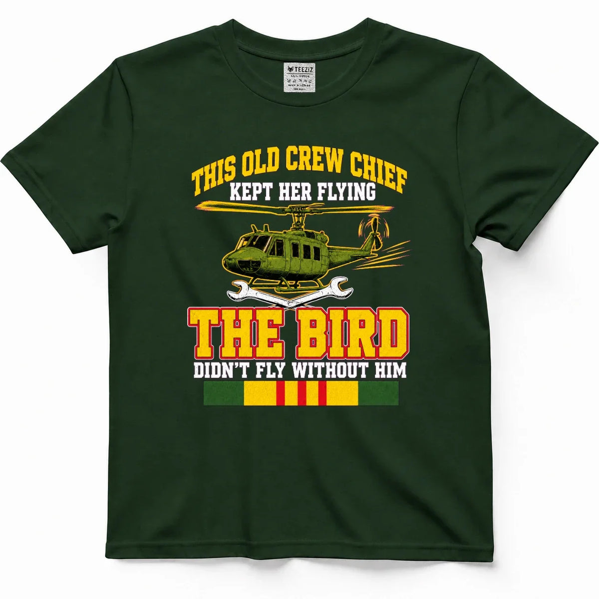This Old Crew Chief Kept Her Flying Vietnam Veteran Tee – view 4