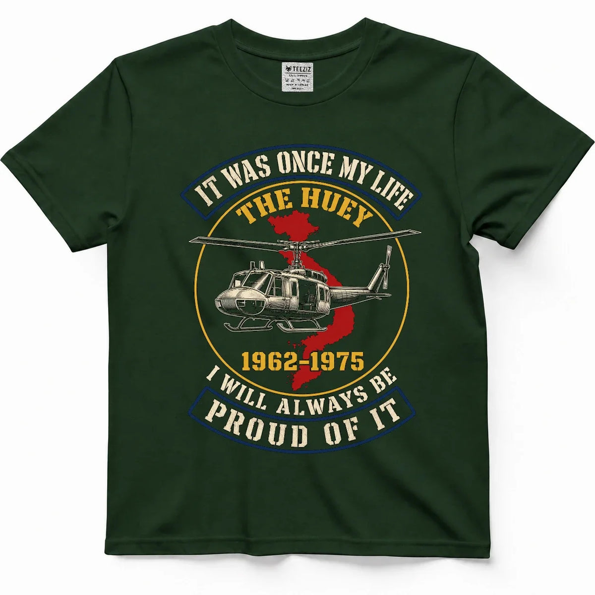 The Huey Was My Life Vietnam Veteran Tee – view 4