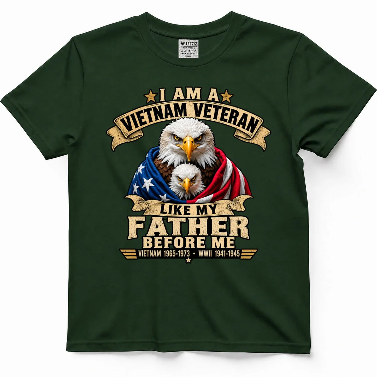 I Am A Vietnam Veteran T-Shirt – view 3
