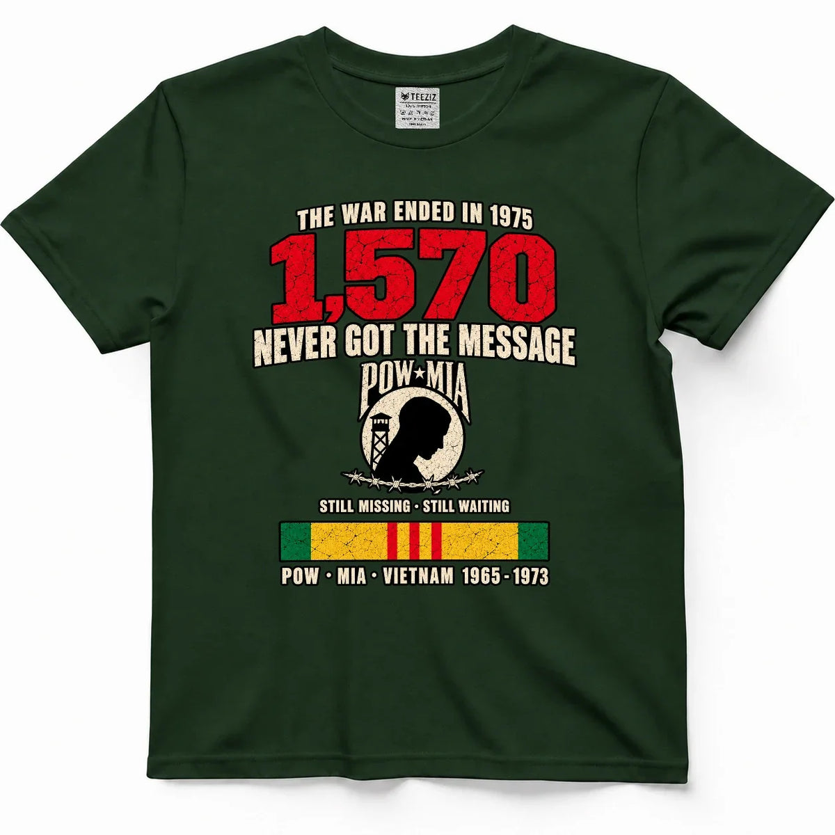 The War Ended In 1975, They Never Got The Message POW MIA Shirt – view 4