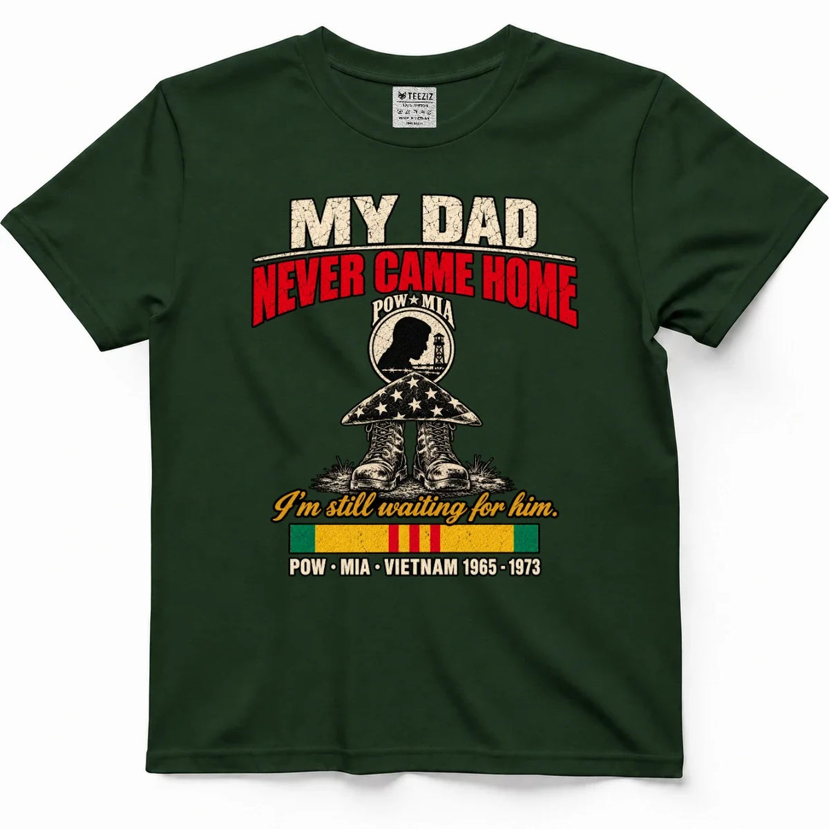 My Dad Never Came Home POW MIA Shirt – view 4