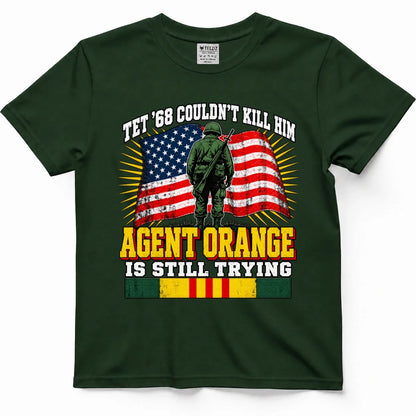 Tet '68 Couldn't Kill Him, Agent Orange Is Still Trying Tee – view 4