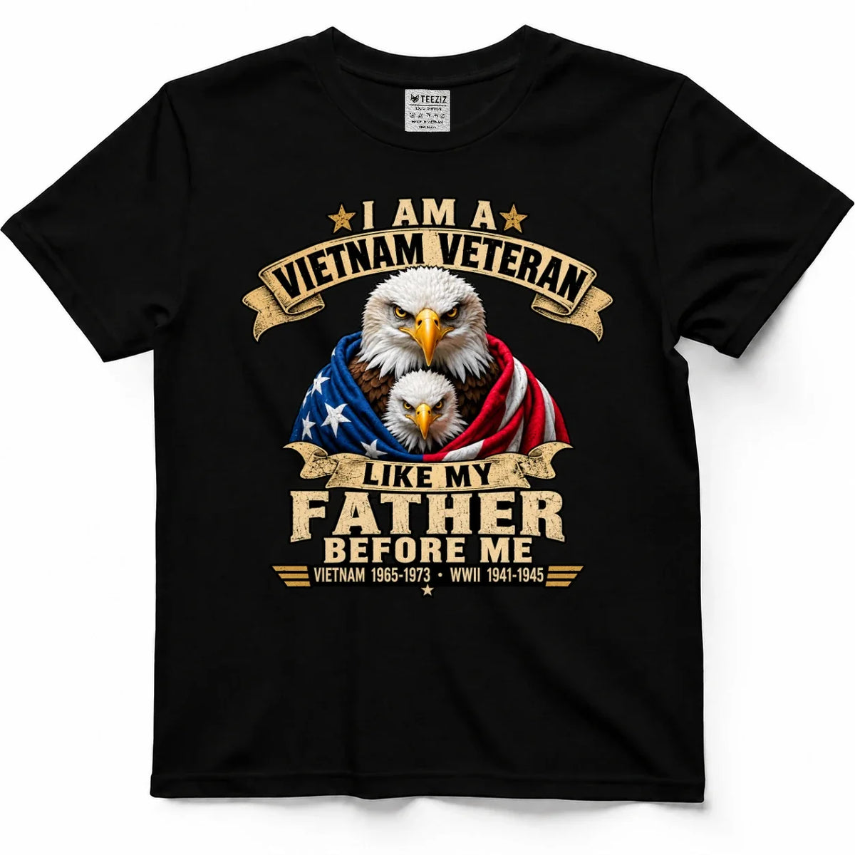 I Am A Vietnam Veteran T-Shirt – view 4