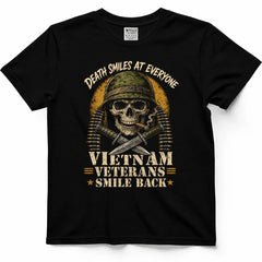 Death Smiles At Everyone, Vietnam Veterans Smile Back Tee