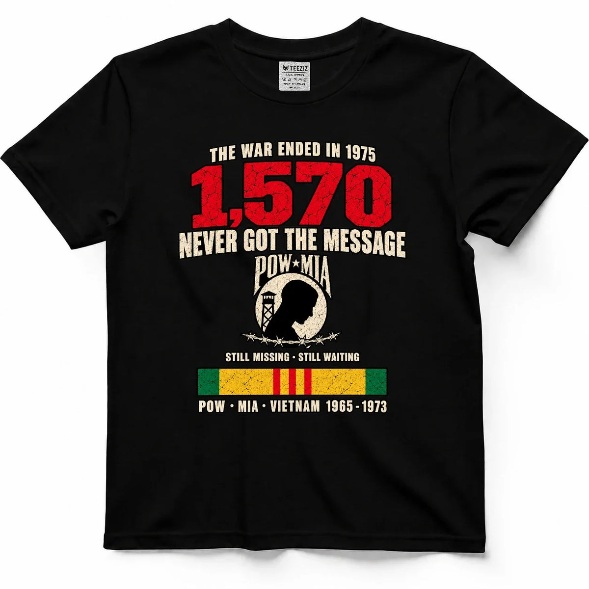 The War Ended In 1975, They Never Got The Message POW MIA Shirt by OLDMANVET
