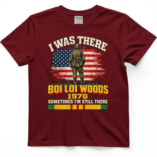 I Was There Boi Loi Woods 1970 Vietnam Veteran Shirt – view 2