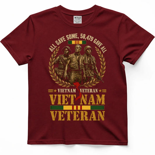 All Gave Some, 58,479 Gave All Vietnam Veteran Tee – view 2