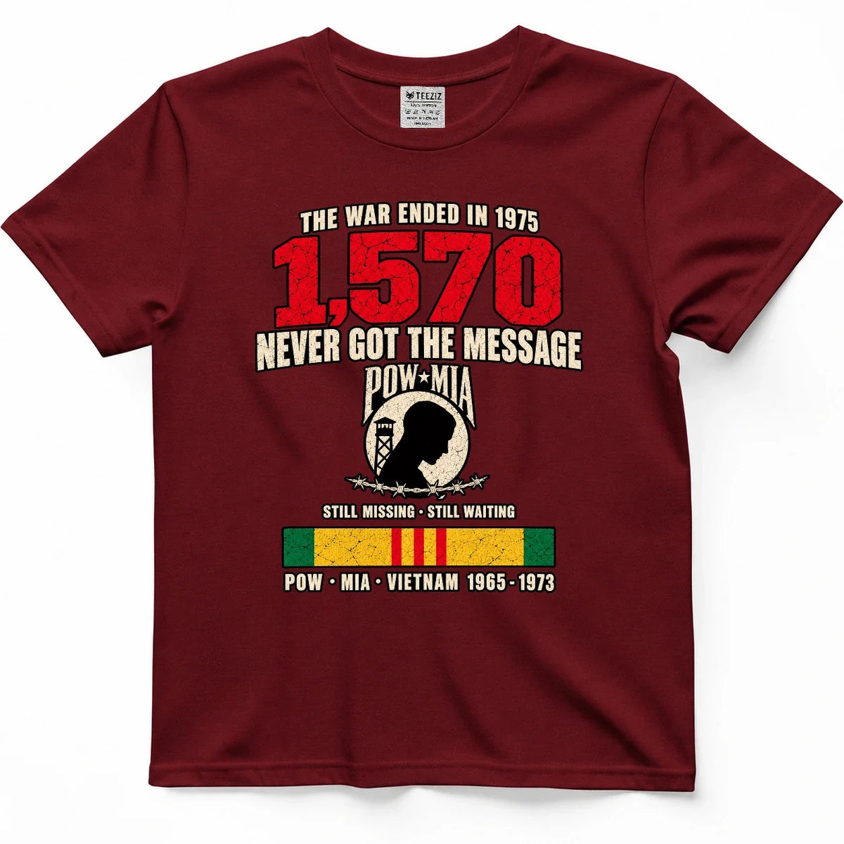 The War Ended In 1975, They Never Got The Message POW MIA Shirt – view 2