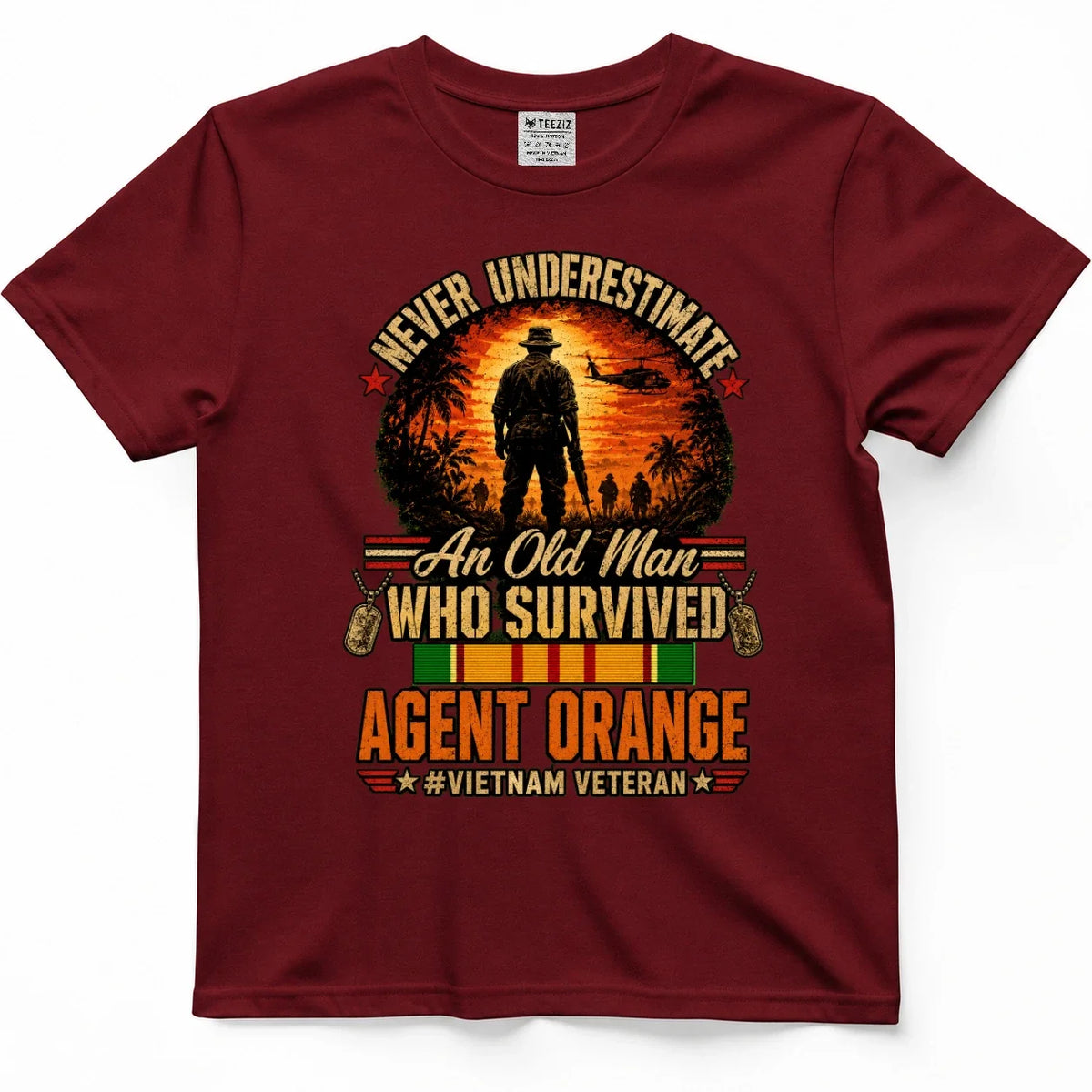 Never Underestimate An Old Man Who Survived Agent Orange Shirt – view 2