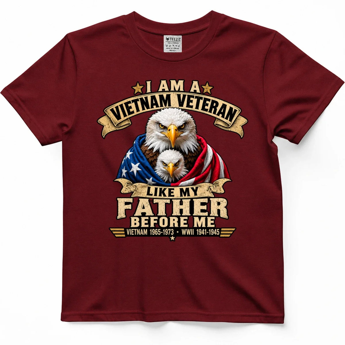 I Am A Vietnam Veteran T-Shirt – view 5