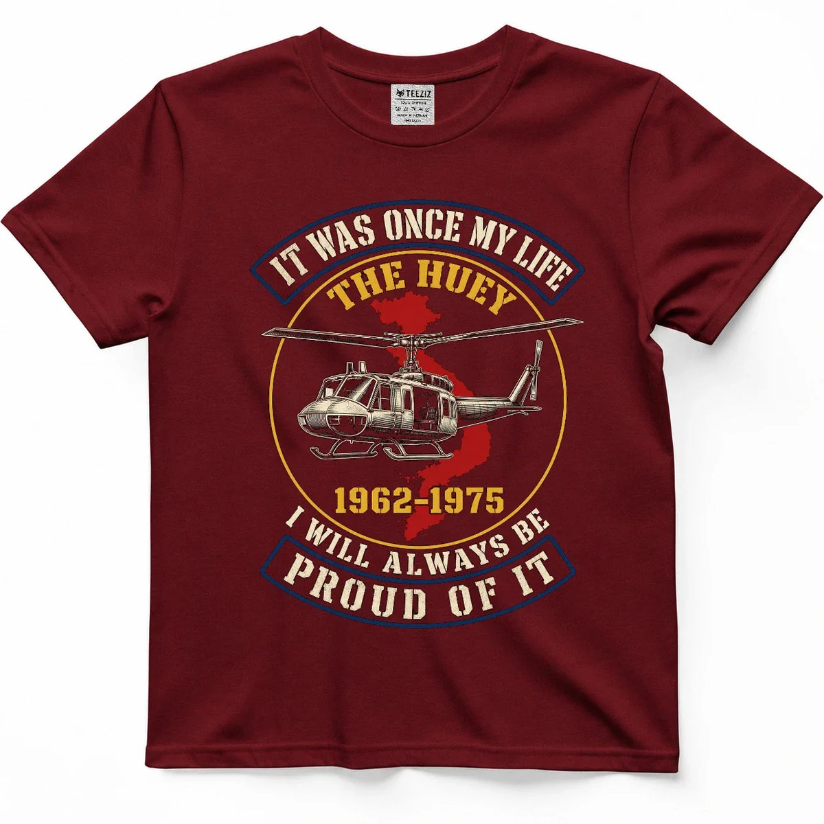 The Huey Was My Life Vietnam Veteran Tee – view 2