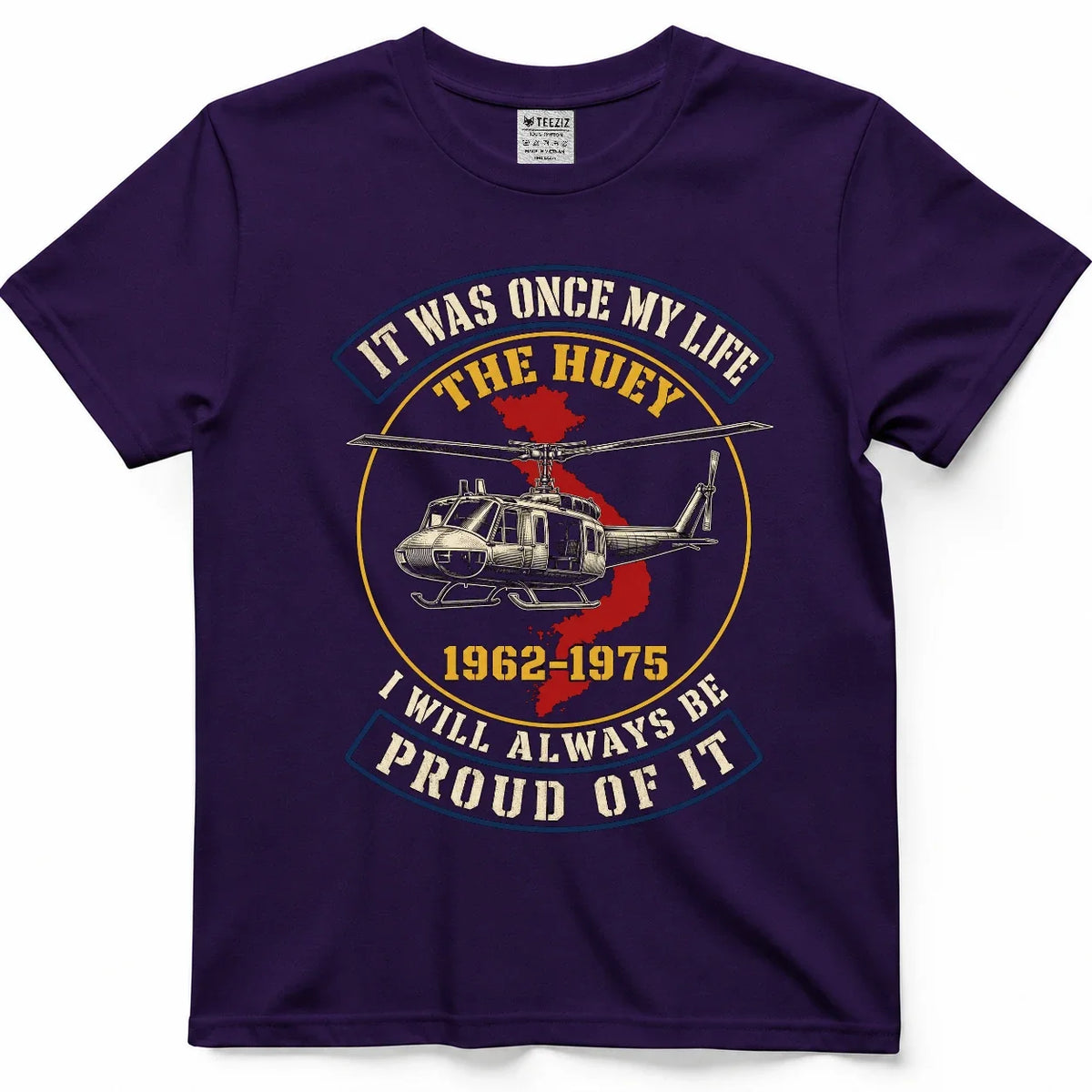 The Huey Was My Life Vietnam Veteran Tee – view 7