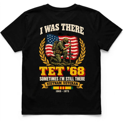 Tet '68 Vietnam Veteran Tee Print by OLDMANVET