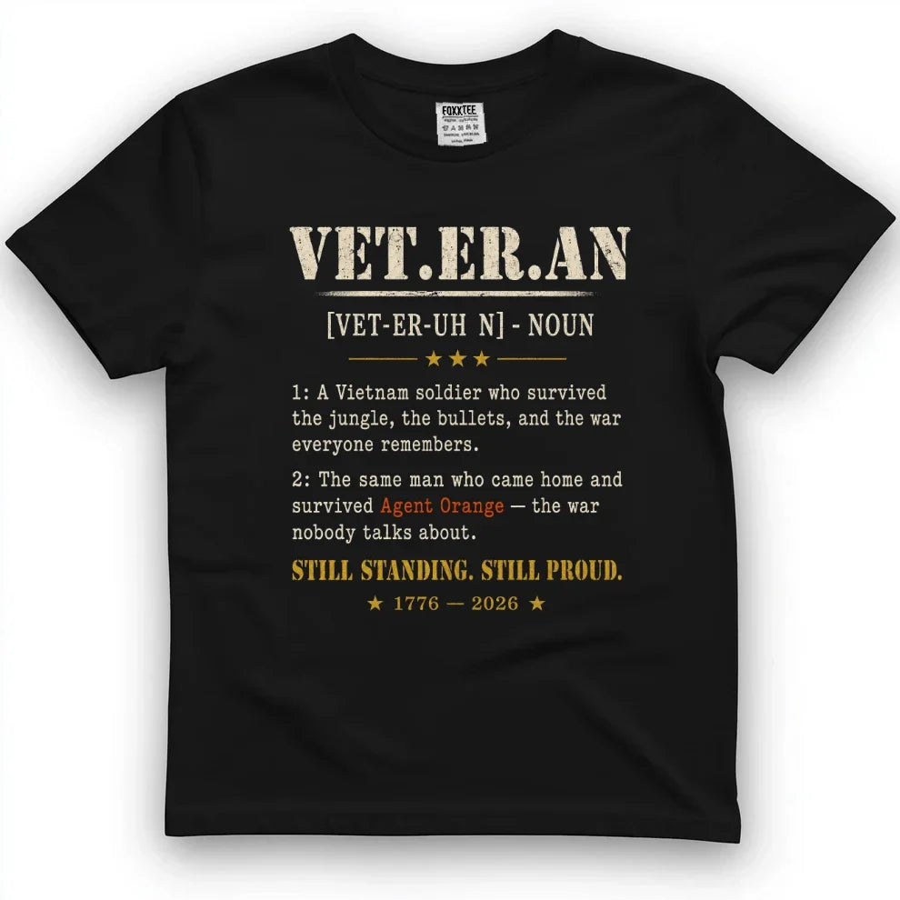 Veteran Definition Tee by OLDMANVET