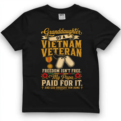 Granddaughter Of A Vietnam Veteran Tee