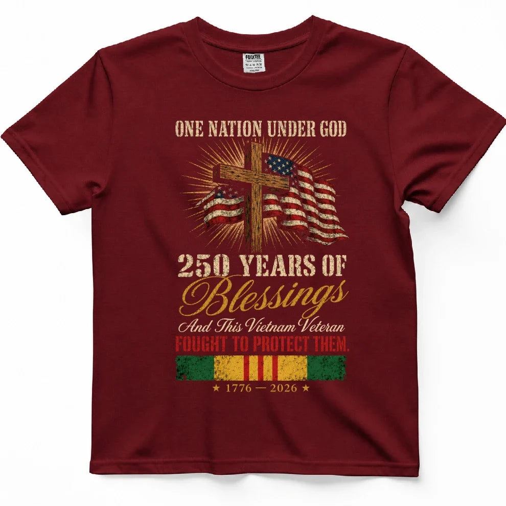 One Nation Under God, 250 Years Of Blessings Tee – view 2