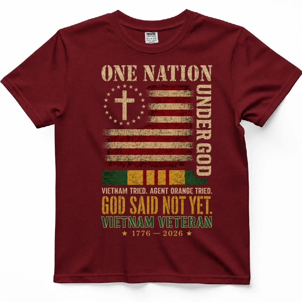 One Nation Under God Patriotic Tee – view 2