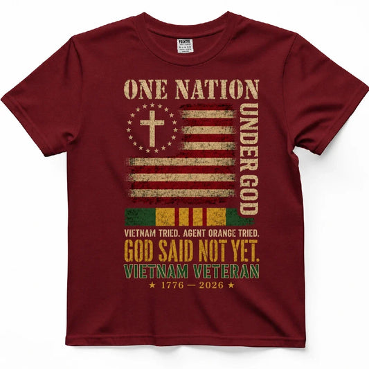 One Nation Under God Patriotic Tee – view 2