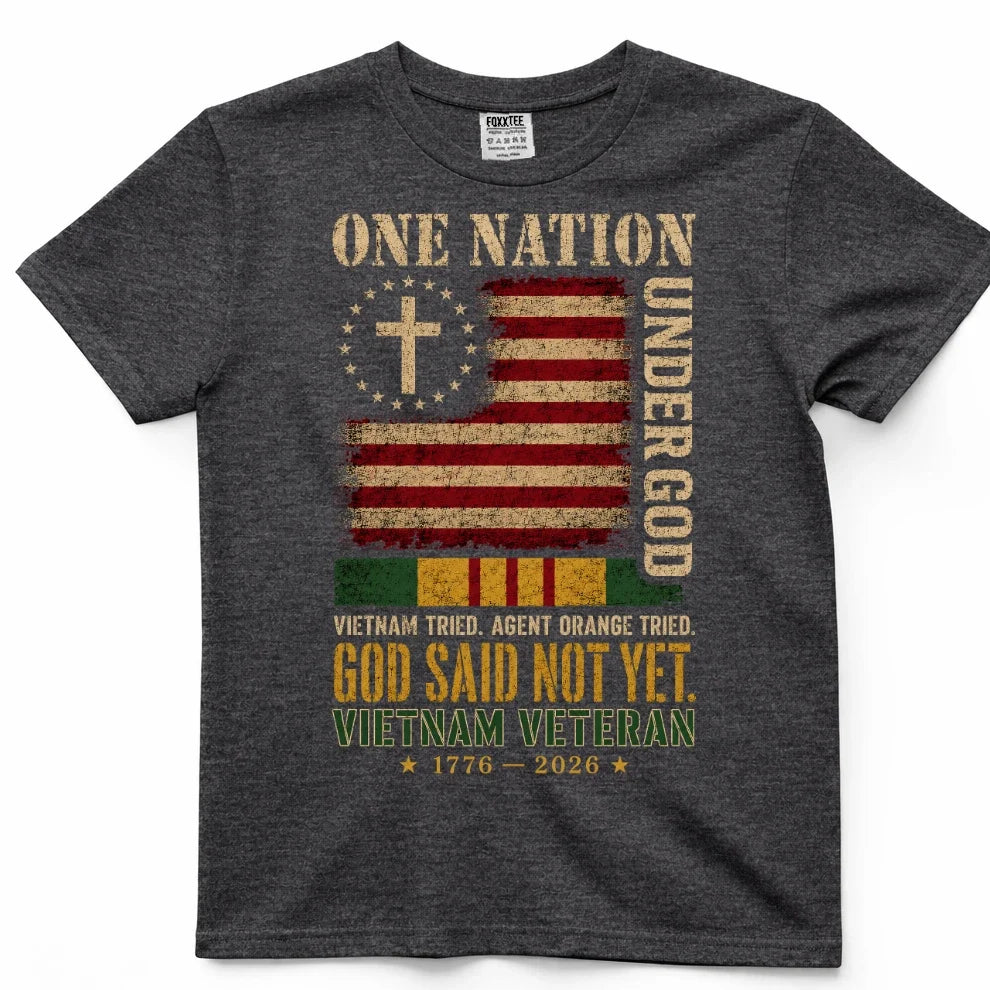 One Nation Under God Patriotic Tee – view 5