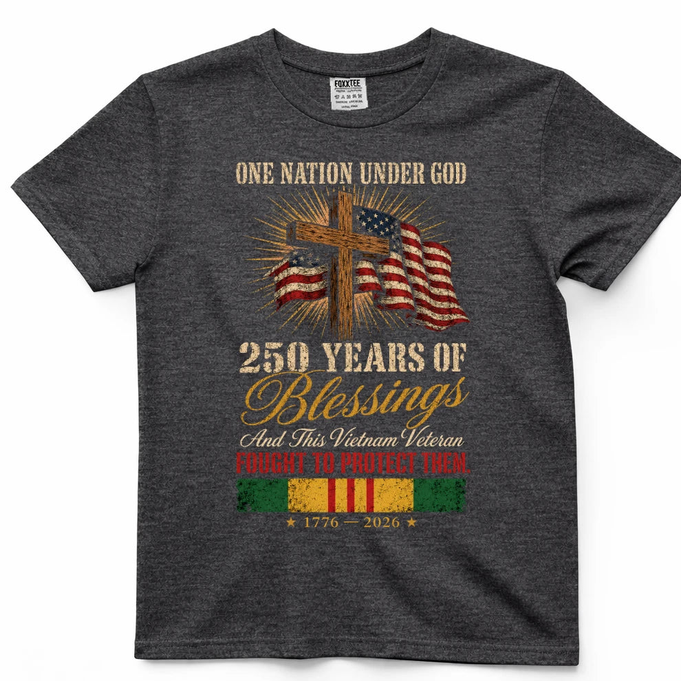 One Nation Under God, 250 Years Of Blessings Tee – view 5