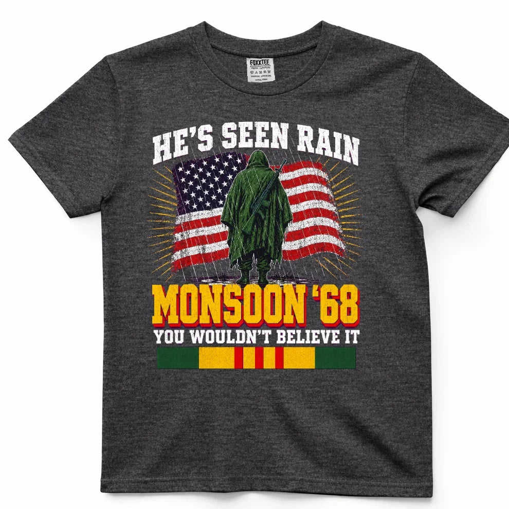 He's Seen Rain You Wouldn't Believe, Monsoon '68 Tee – view 5