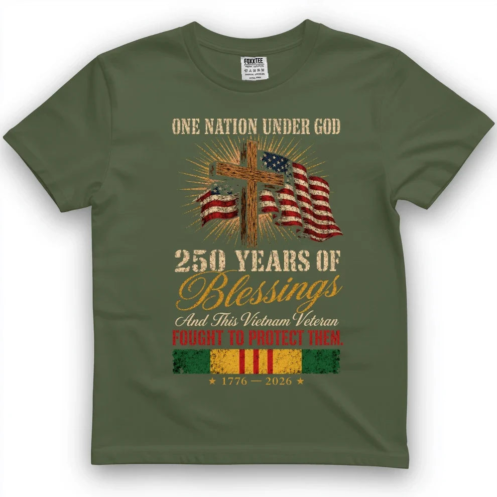 One Nation Under God, 250 Years Of Blessings Tee – view 4