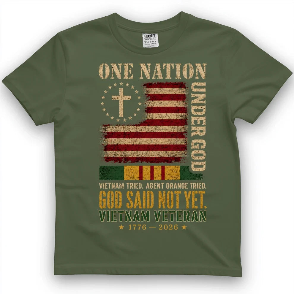 One Nation Under God Patriotic Tee – view 4