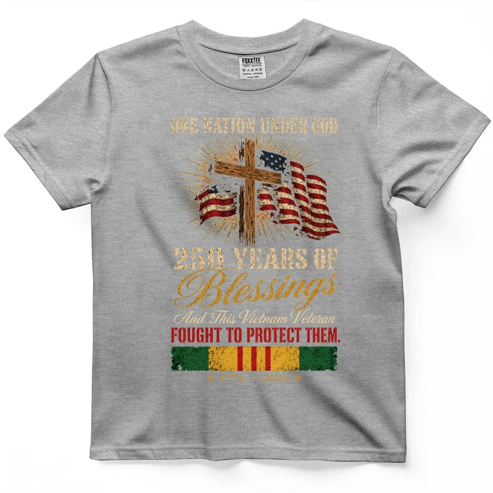 One Nation Under God, 250 Years Of Blessings Tee – view 6