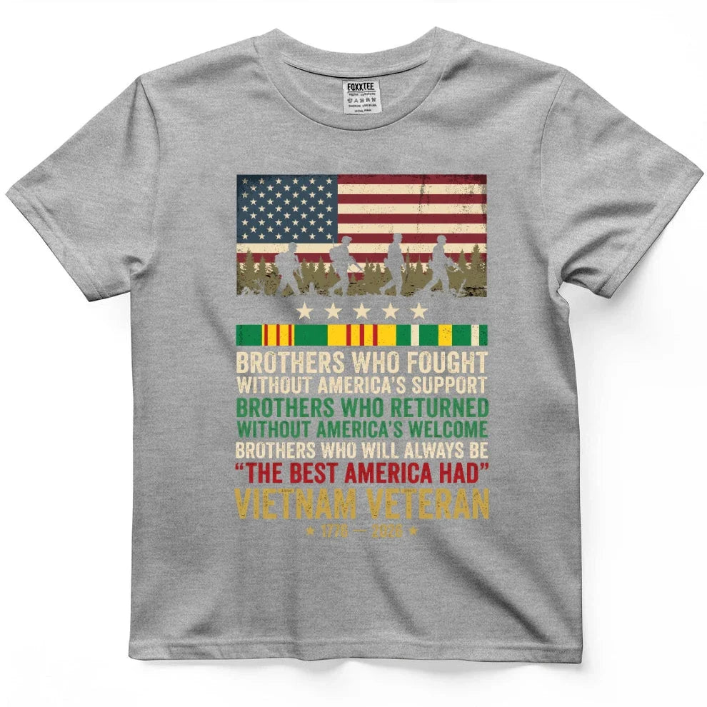 Brothers Who Fought Without America's Support Vietnam Tee – view 6