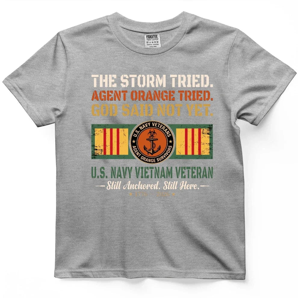 Navy Vietnam Veteran, The Storm Tried Tee – view 6