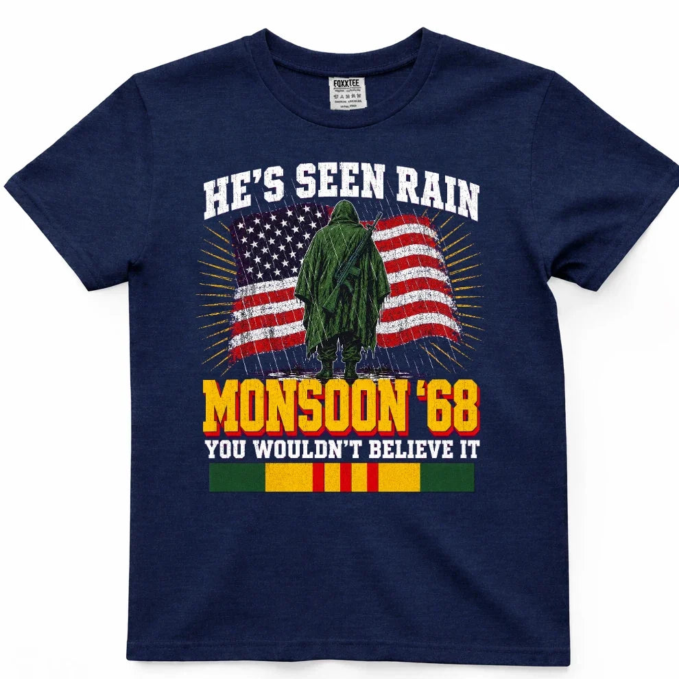 He's Seen Rain You Wouldn't Believe, Monsoon '68 Tee – view 3