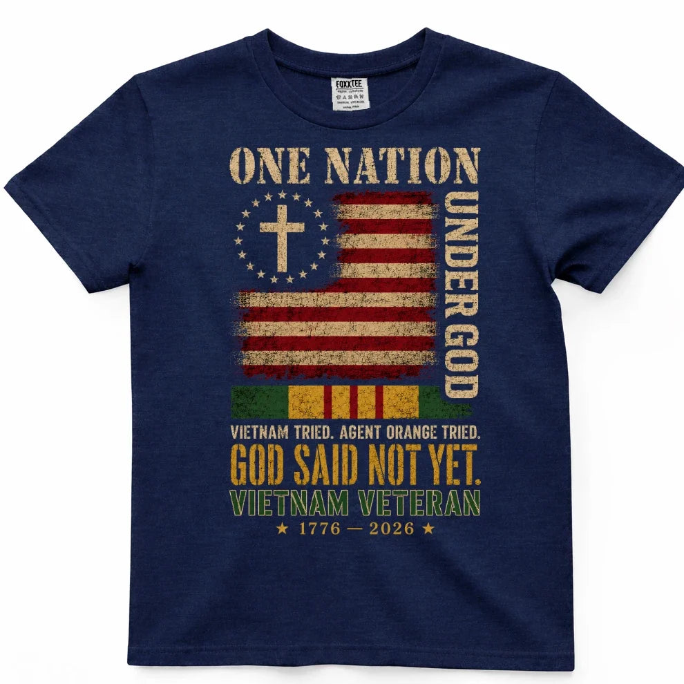 One Nation Under God Patriotic Tee – view 3