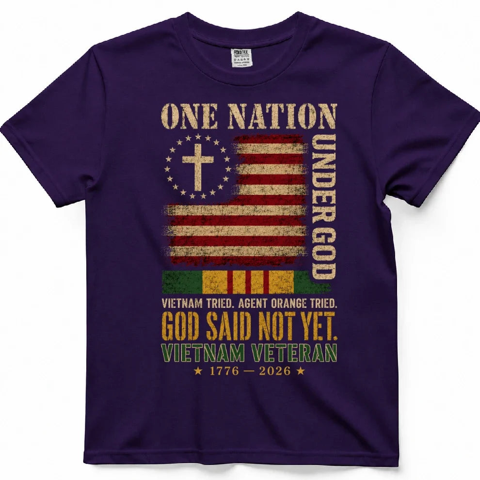 One Nation Under God Patriotic Tee – view 7