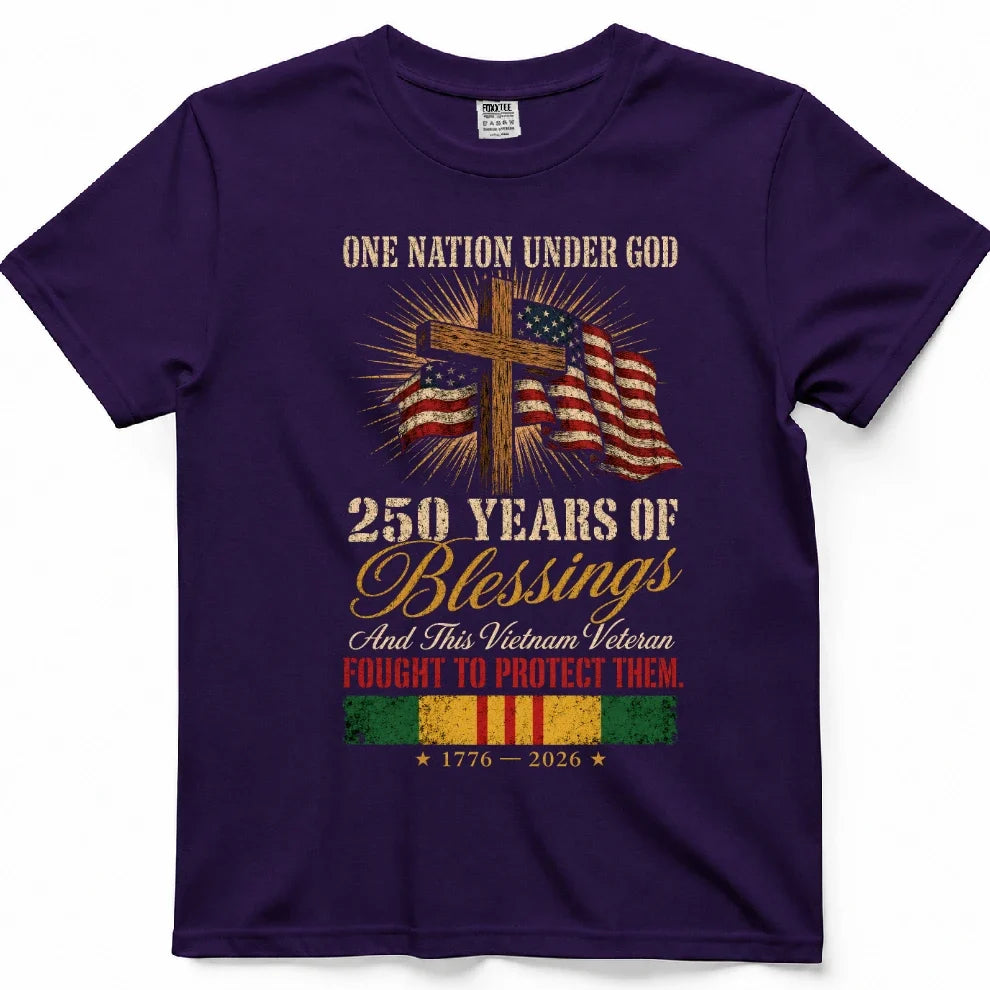 One Nation Under God, 250 Years Of Blessings Tee – view 7